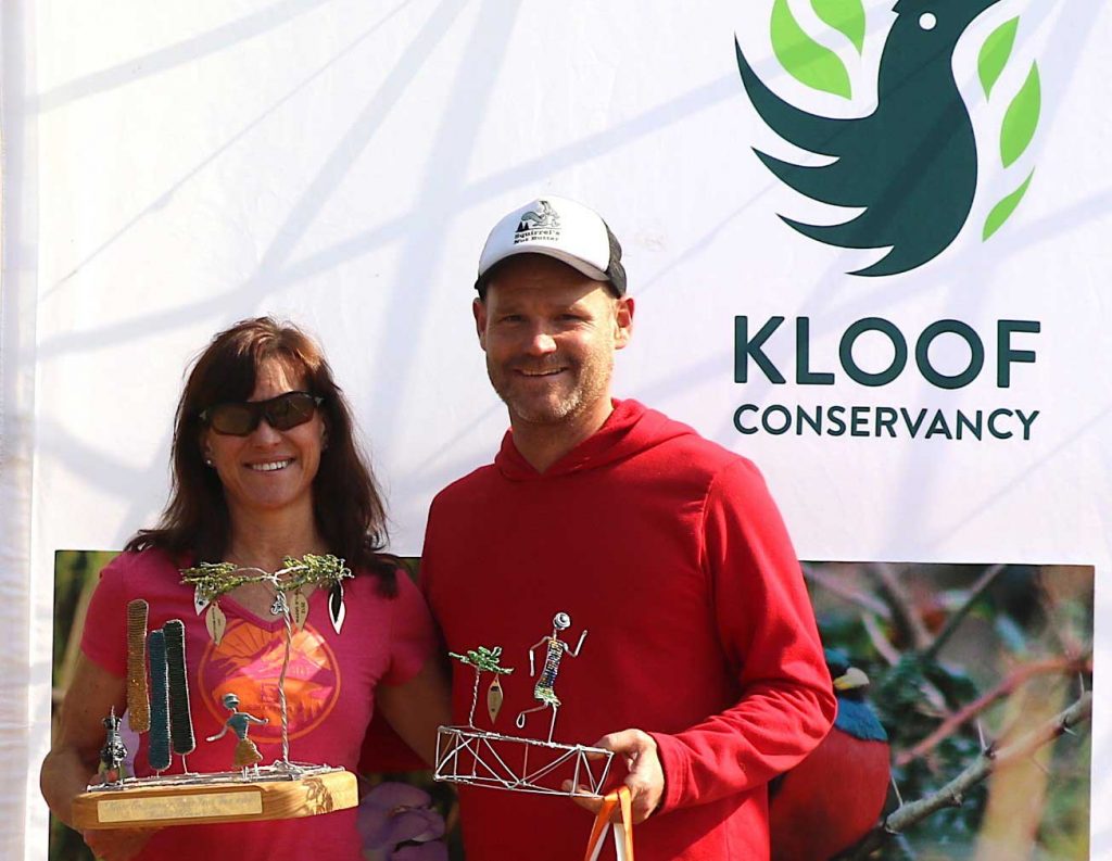 Alison Misselhorn, women's winner of the 2019 Kloof Conservancy 3 Falls Trail Run