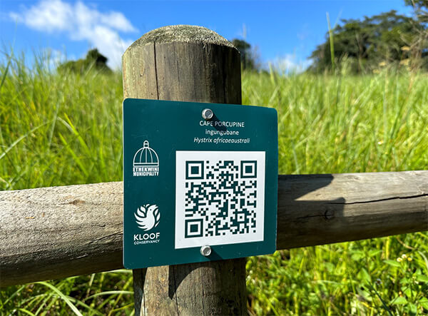 Kloof Conservancy BioGuide QR Code